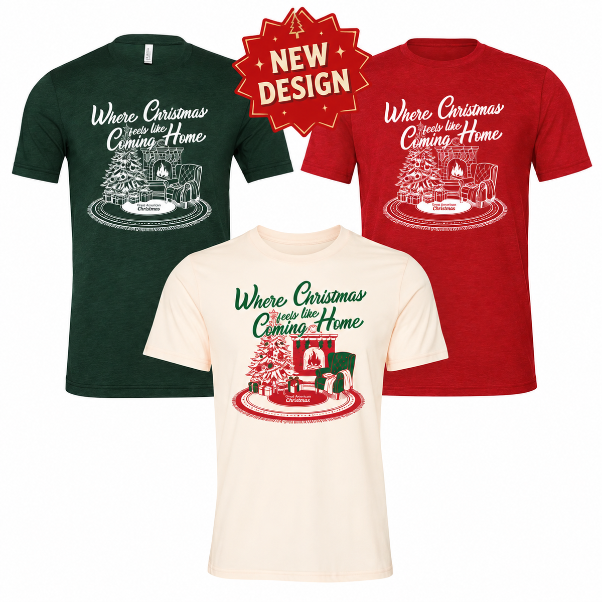 Where Christmas Feels Like Coming Home T-shirt