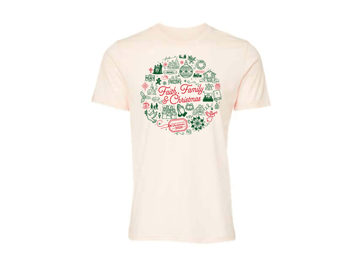 Faith, Family & Christmas T-Shirt