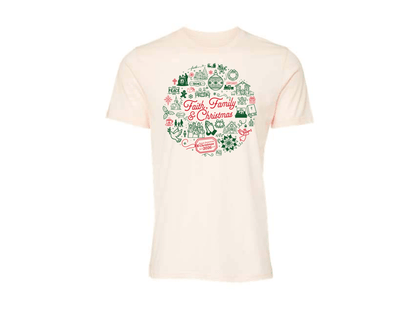 Faith, Family & Christmas T-Shirt