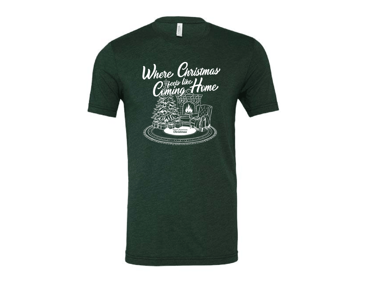 Where Christmas Feels Like Coming Home T-shirt