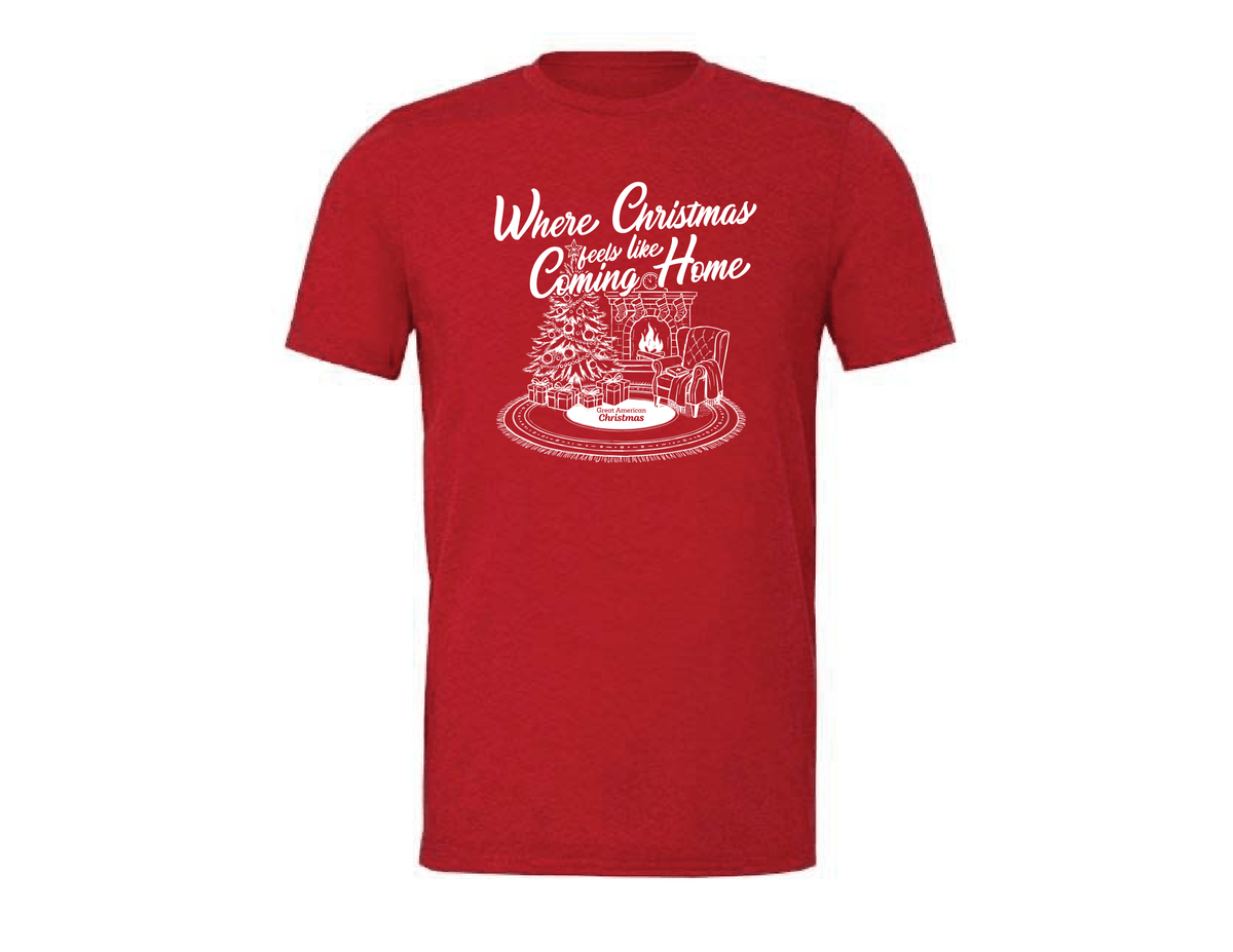 Where Christmas Feels Like Coming Home T-shirt