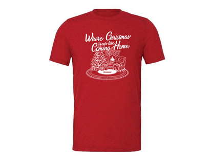 Where Christmas Feels Like Coming Home T-shirt